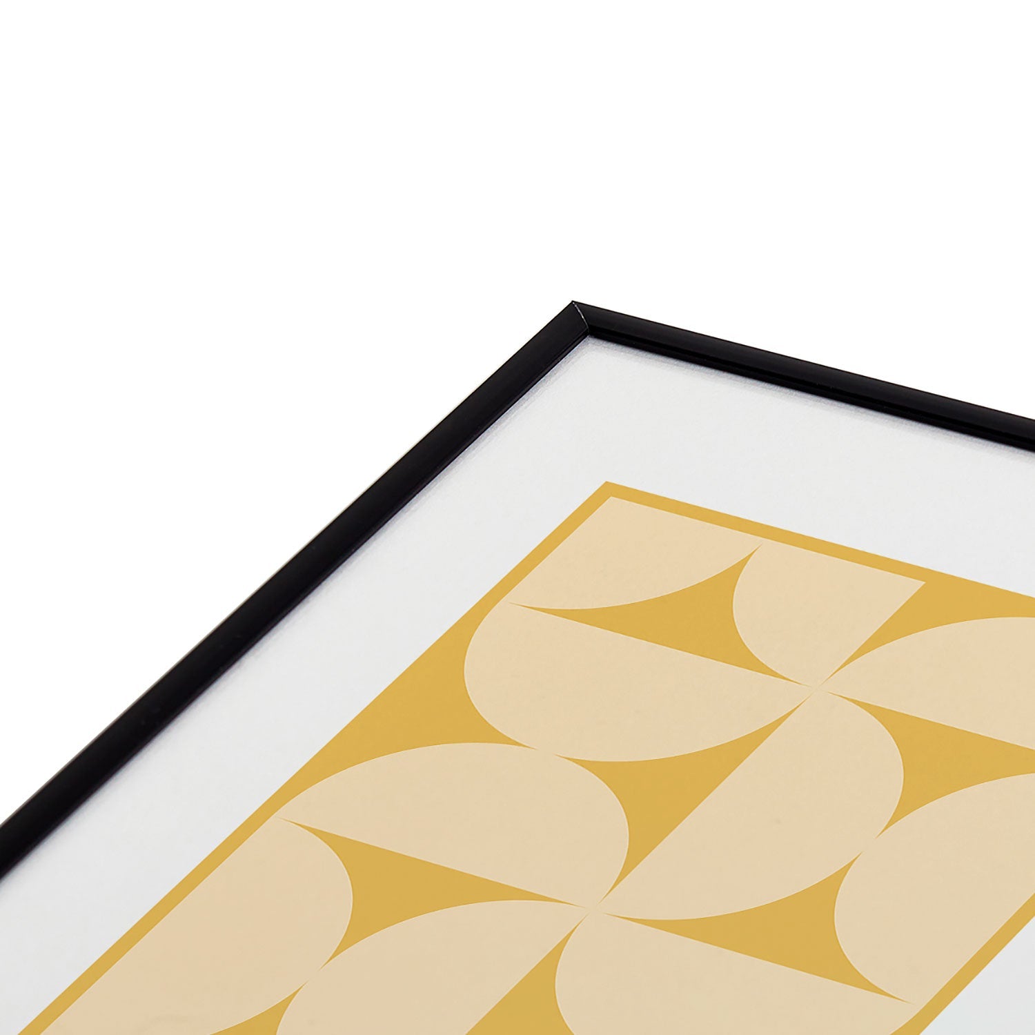 Colour Poems Bold Minimalism CVI Metal Framed Art Print