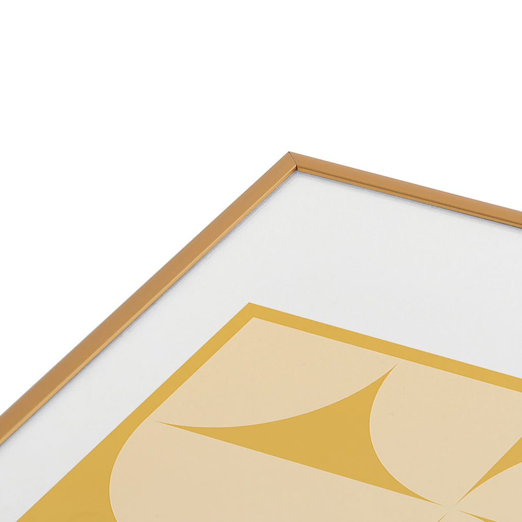 Colour Poems Bold Minimalism CVI Metal Framed Art Print