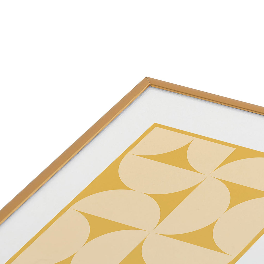 Colour Poems Bold Minimalism CVI Metal Framed Art Print