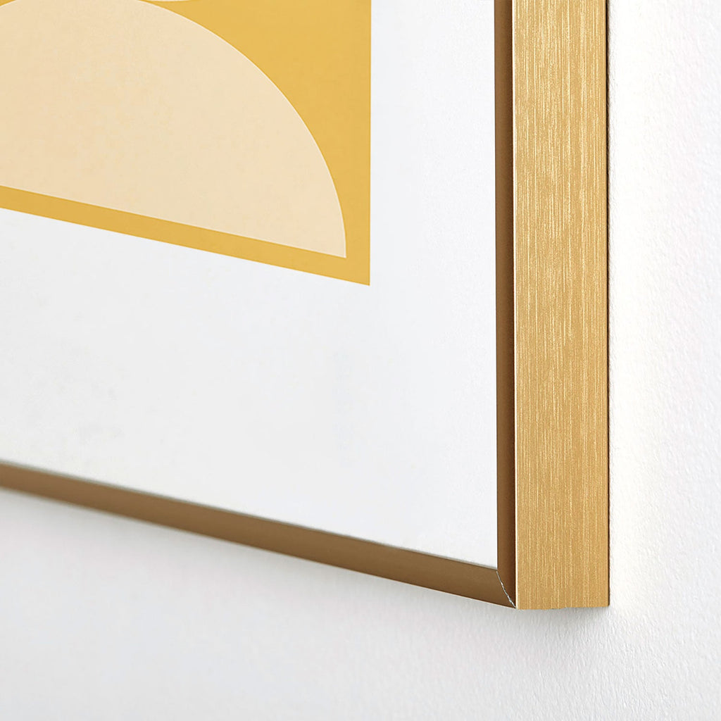 Colour Poems Bold Minimalism CVI Metal Framed Art Print