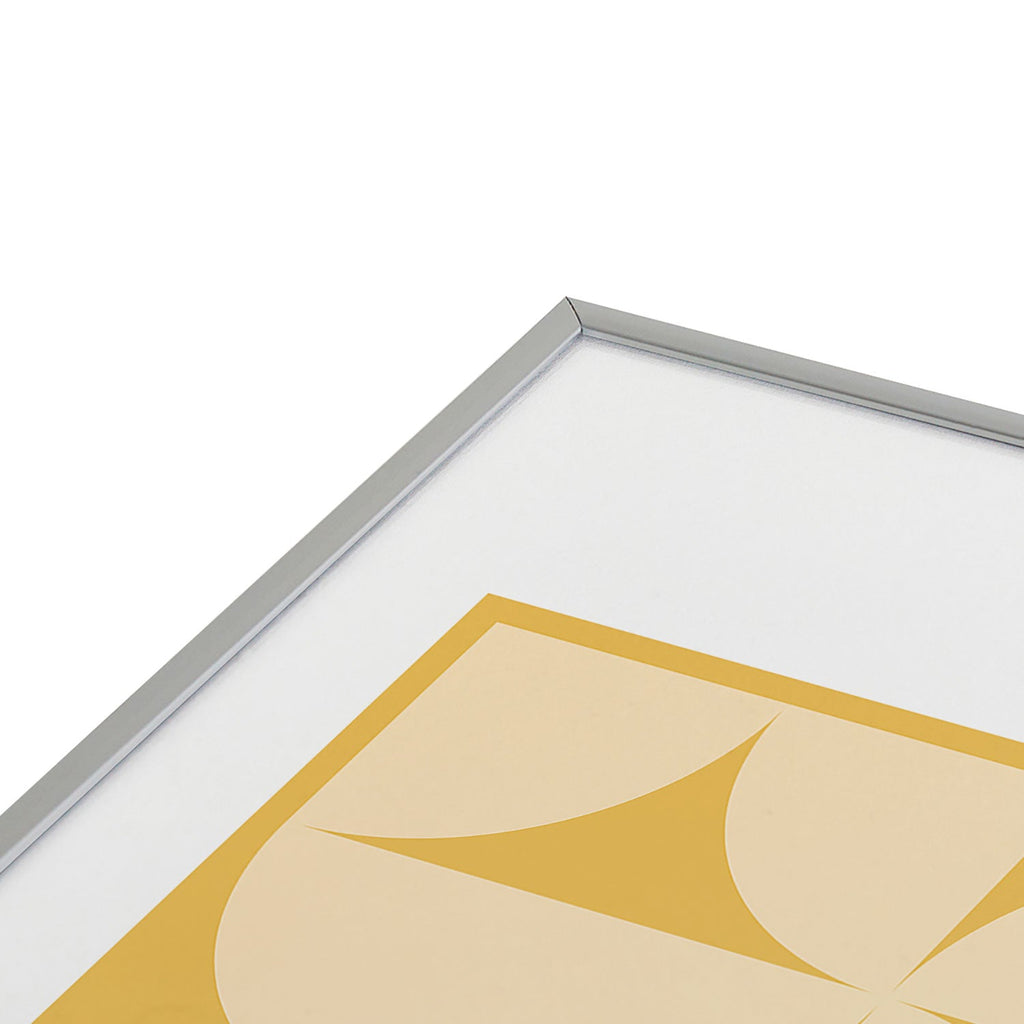 Colour Poems Bold Minimalism CVI Metal Framed Art Print