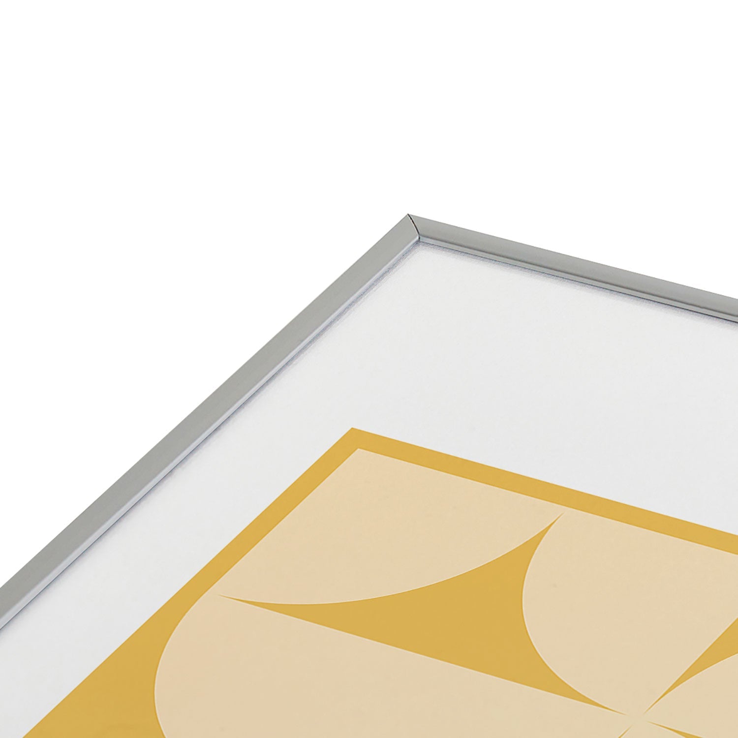 Colour Poems Bold Minimalism CVI Metal Framed Art Print