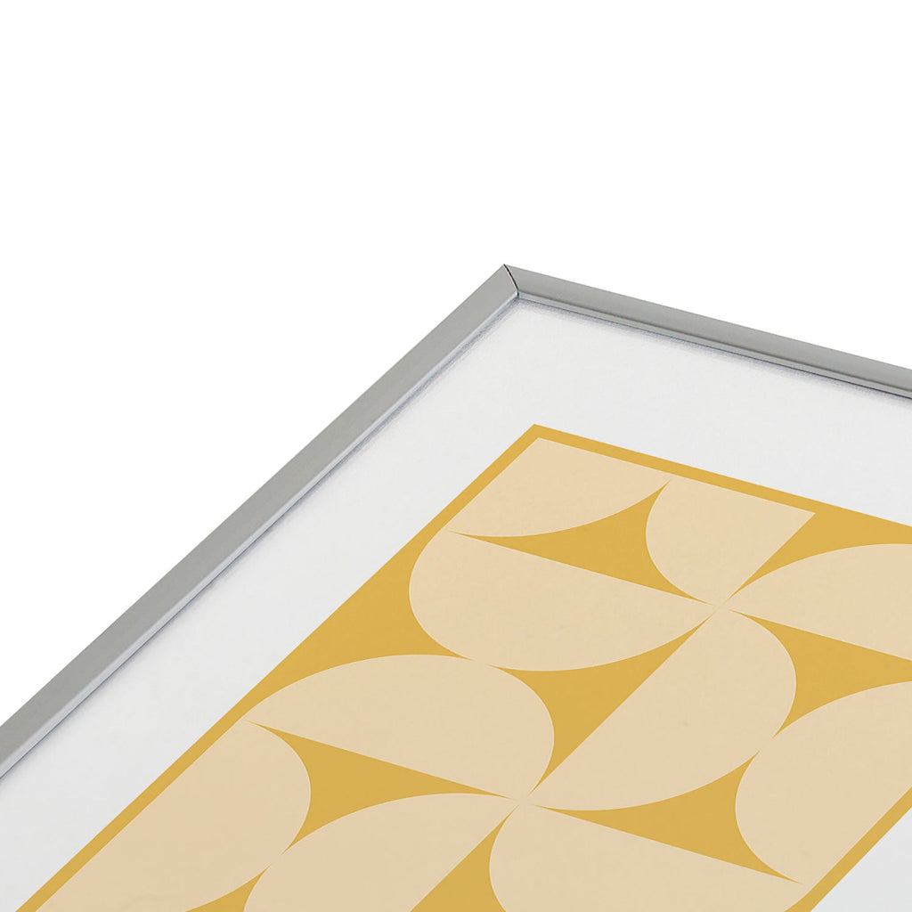 Colour Poems Bold Minimalism CVI Metal Framed Art Print