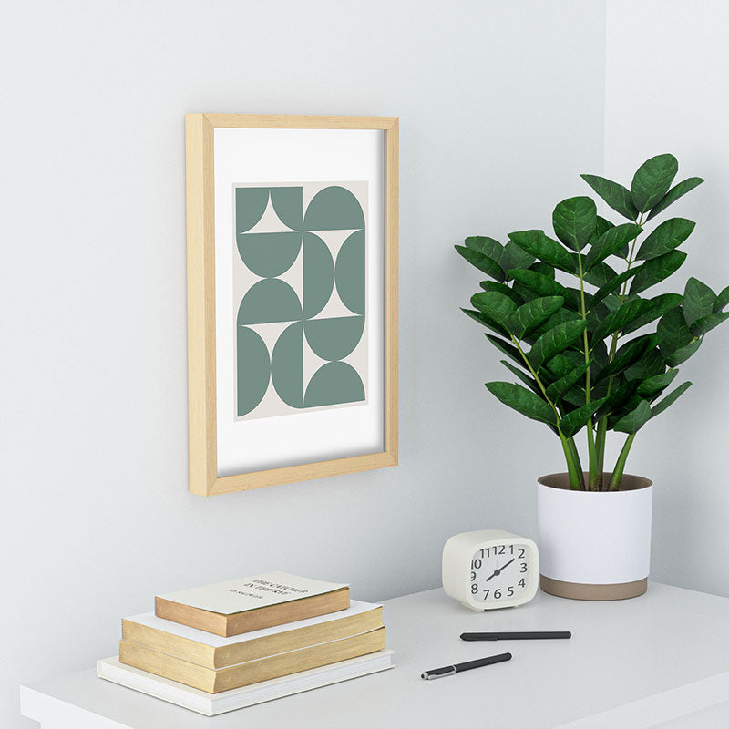 Colour Poems Bold Minimalism CXI Recessed Framing Rectangle