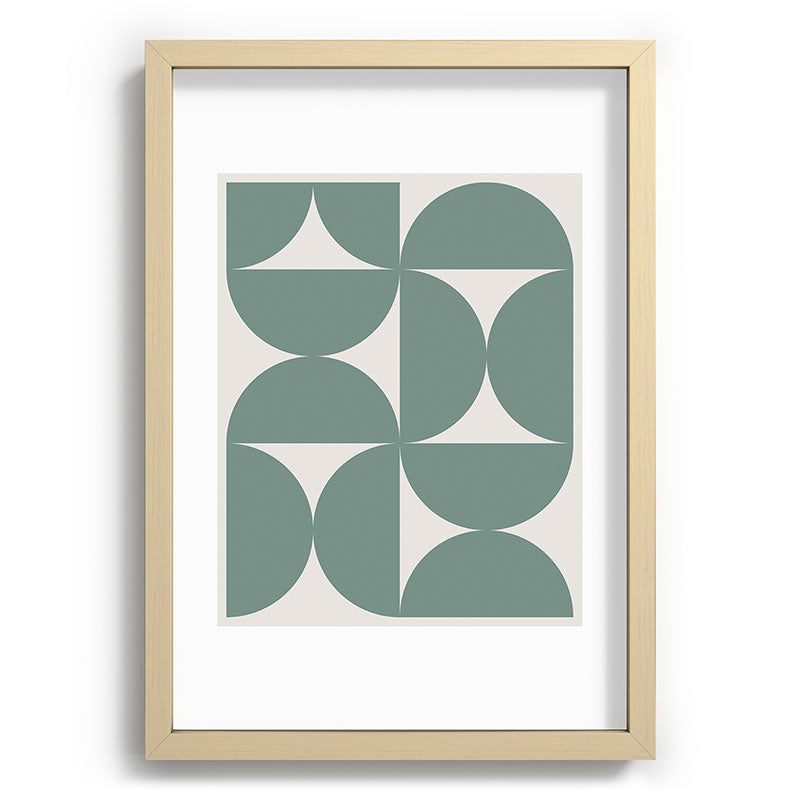 Colour Poems Bold Minimalism CXI Recessed Framing Rectangle