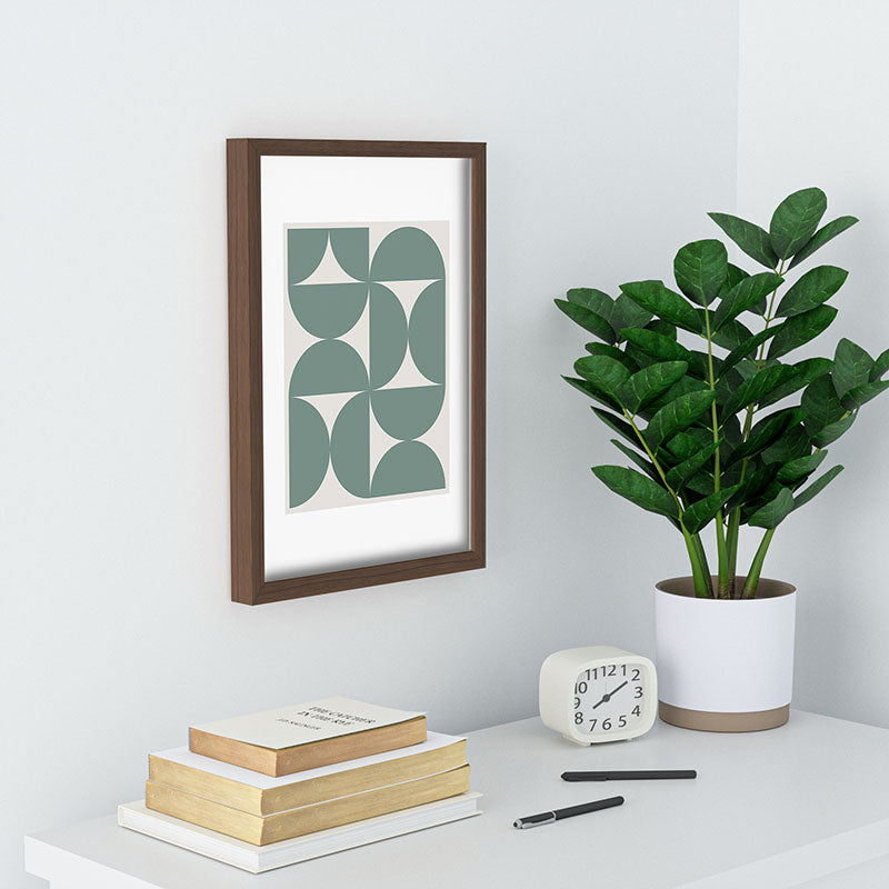 Colour Poems Bold Minimalism CXI Recessed Framing Rectangle