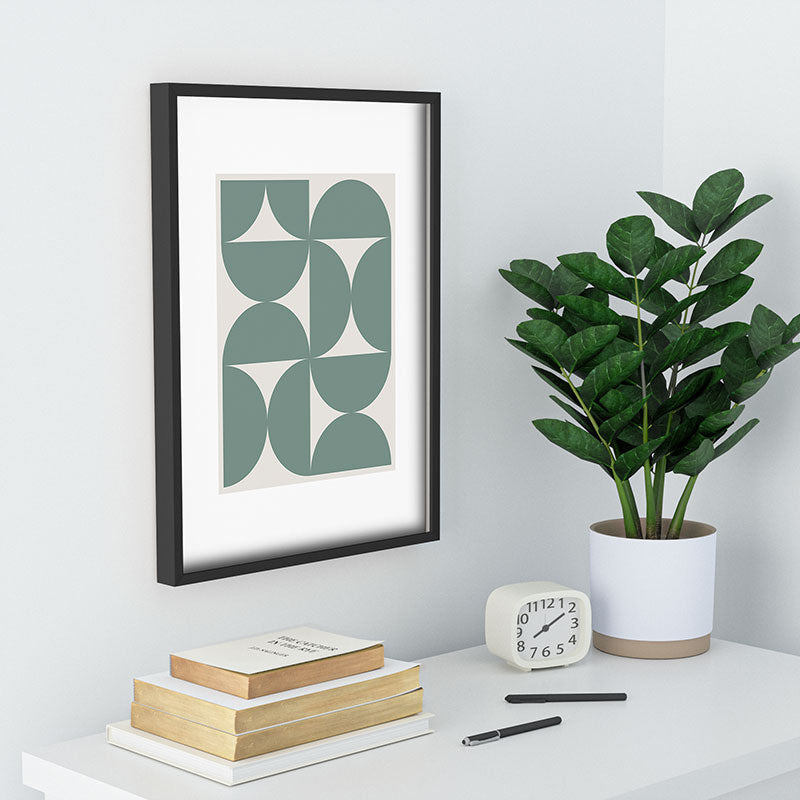 Colour Poems Bold Minimalism CXI Recessed Framing Rectangle