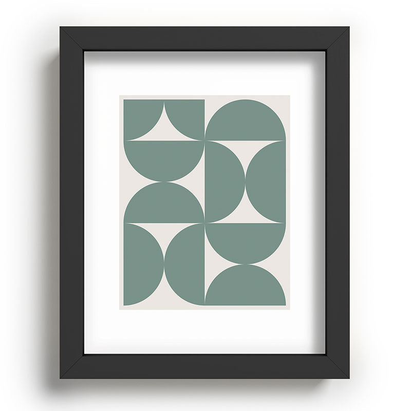 Colour Poems Bold Minimalism CXI Recessed Framing Rectangle