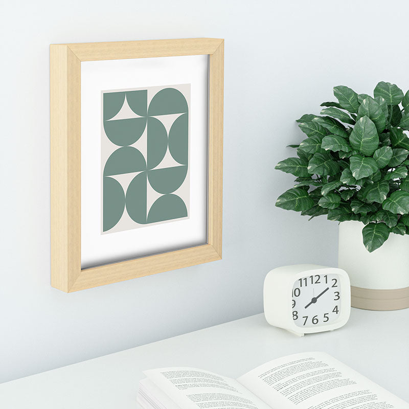 Colour Poems Bold Minimalism CXI Recessed Framing Rectangle