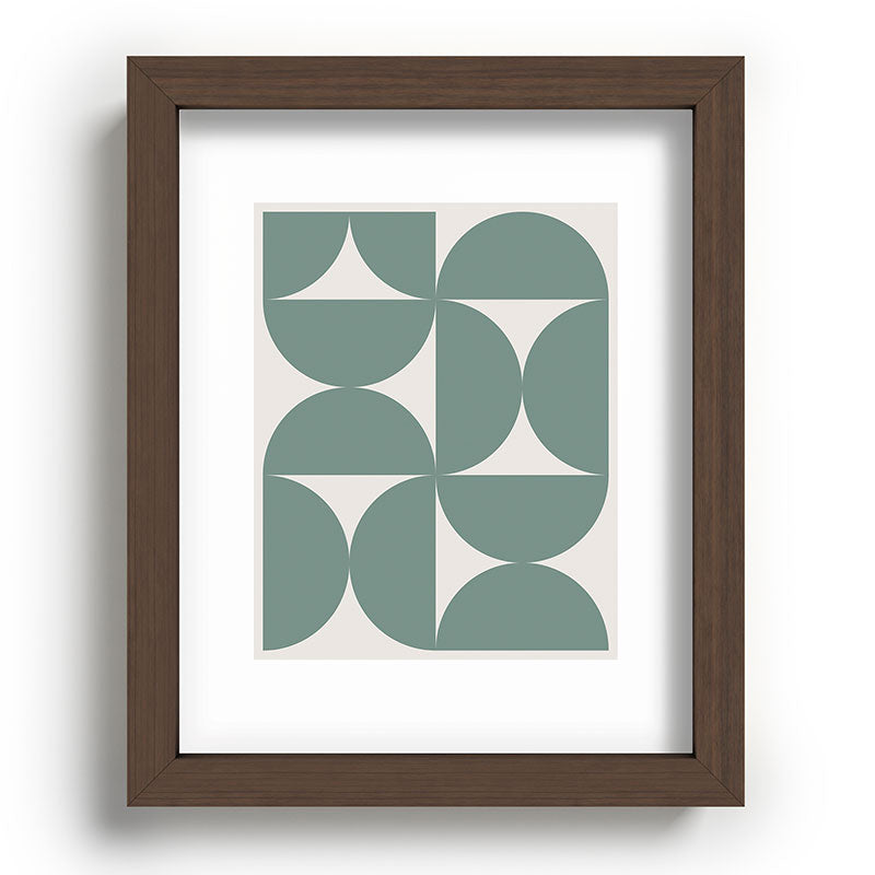 Colour Poems Bold Minimalism CXI Recessed Framing Rectangle