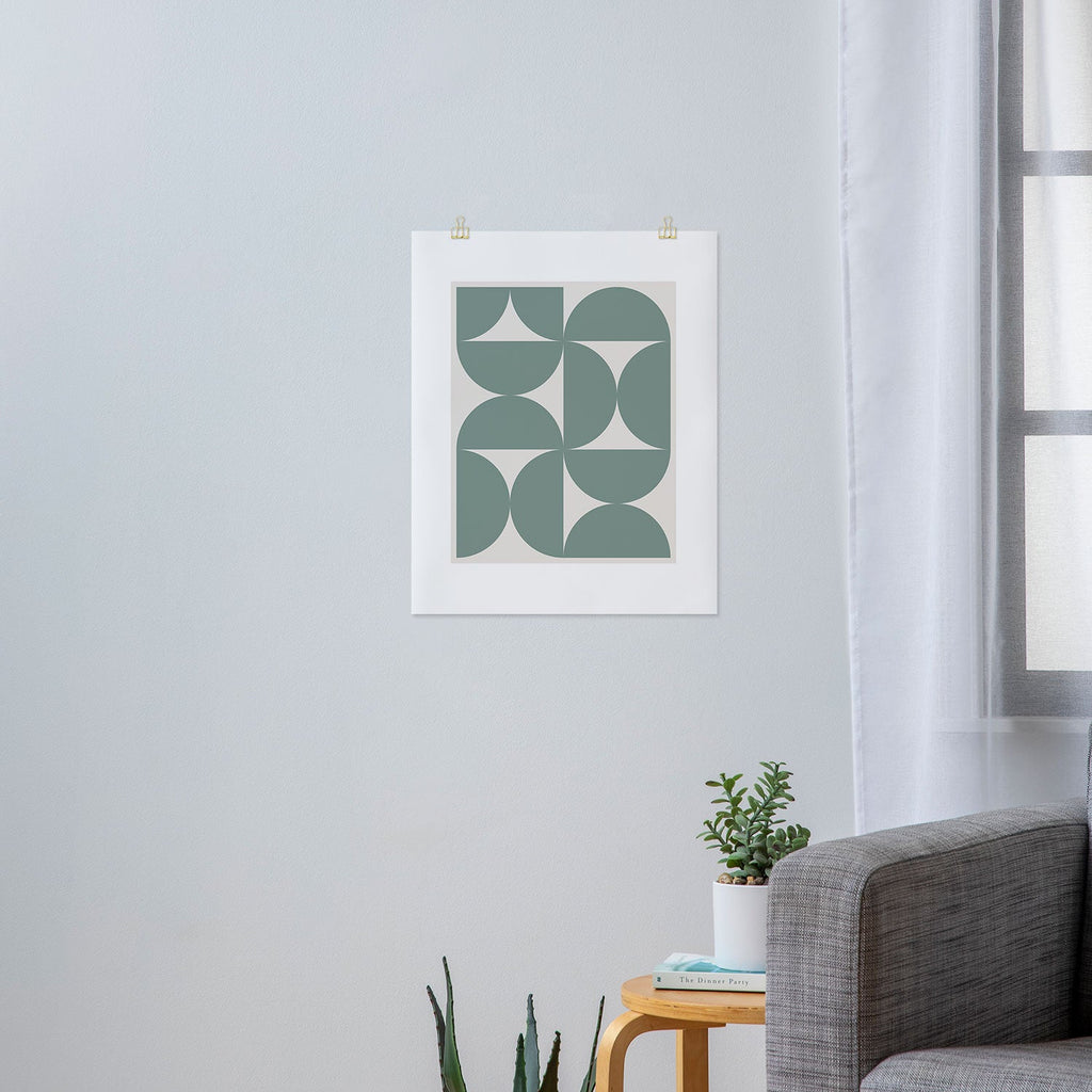 Colour Poems Bold Minimalism CXI Art Print