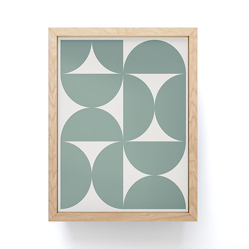 Colour Poems Bold Minimalism CXI Framed Mini Art Print