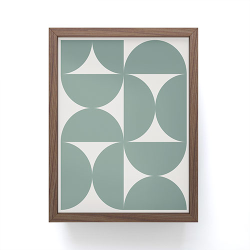 Colour Poems Bold Minimalism CXI Framed Mini Art Print