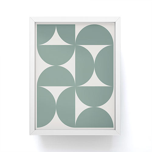 Colour Poems Bold Minimalism CXI Framed Mini Art Print