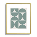 Colour Poems Bold Minimalism CXI Metal Framed Art Print