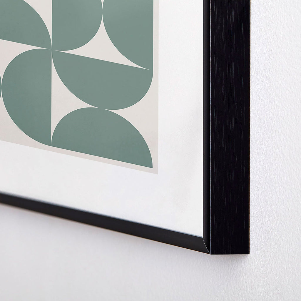 Colour Poems Bold Minimalism CXI Metal Framed Art Print