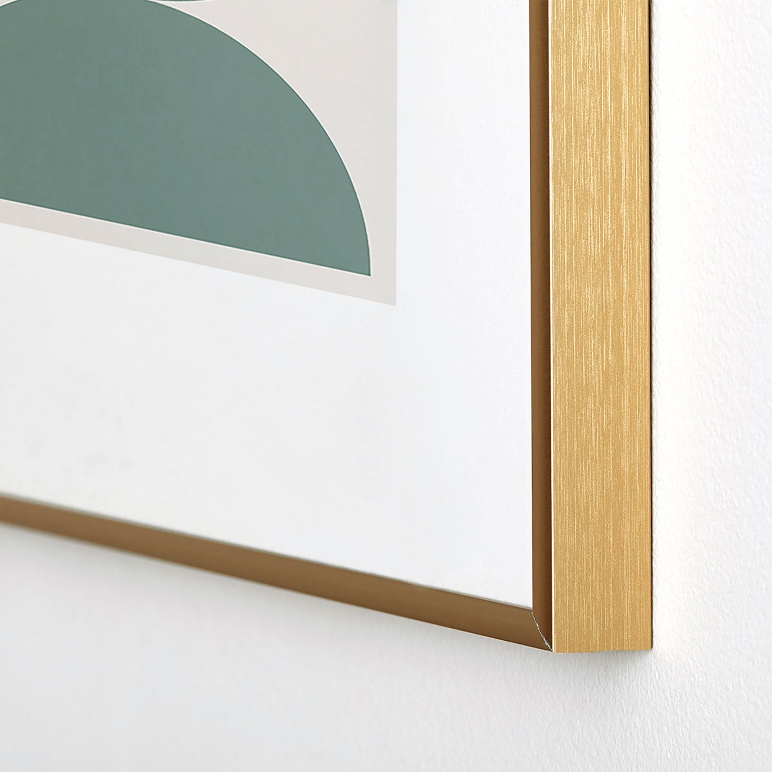 Colour Poems Bold Minimalism CXI Metal Framed Art Print