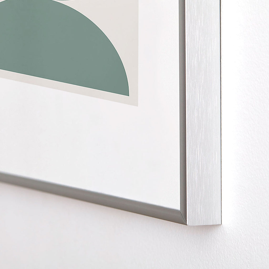 Colour Poems Bold Minimalism CXI Metal Framed Art Print