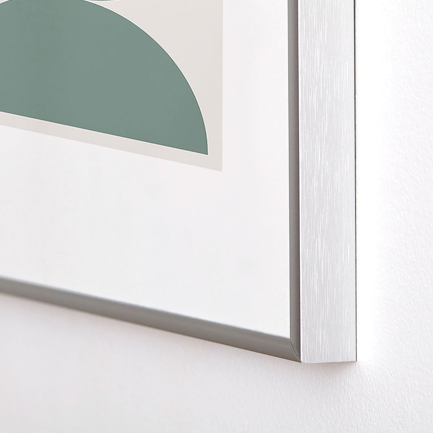 Colour Poems Bold Minimalism CXI Metal Framed Art Print
