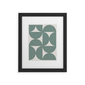 Colour Poems Bold Minimalism CXI Framed Art Print