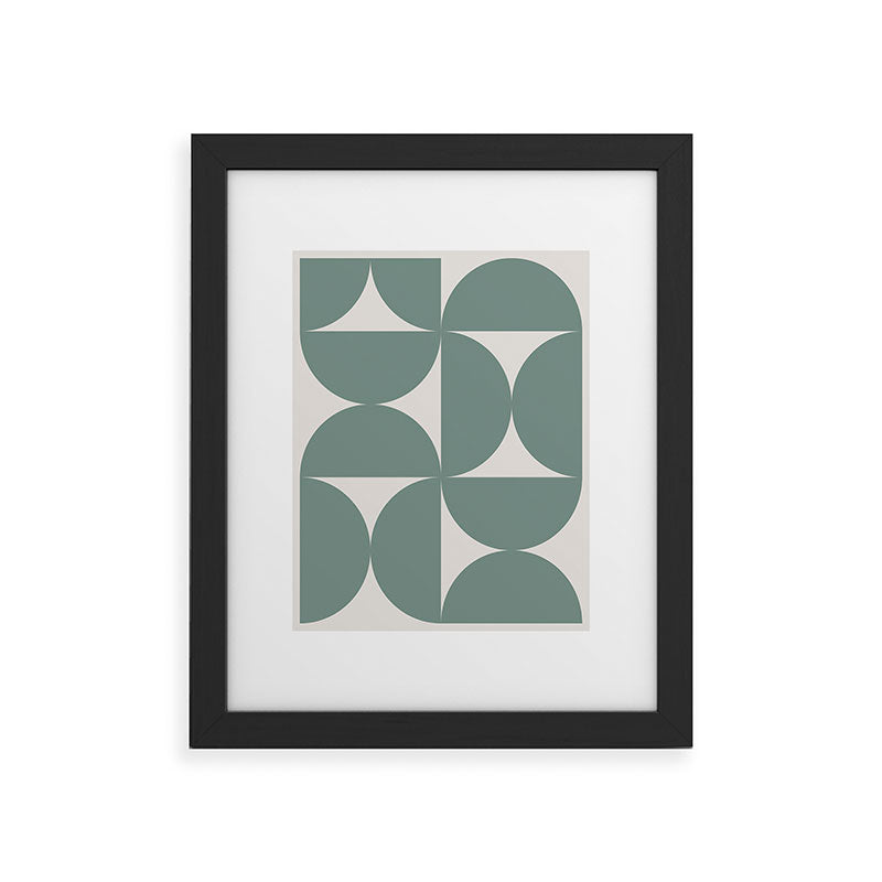 Colour Poems Bold Minimalism CXI Framed Art Print