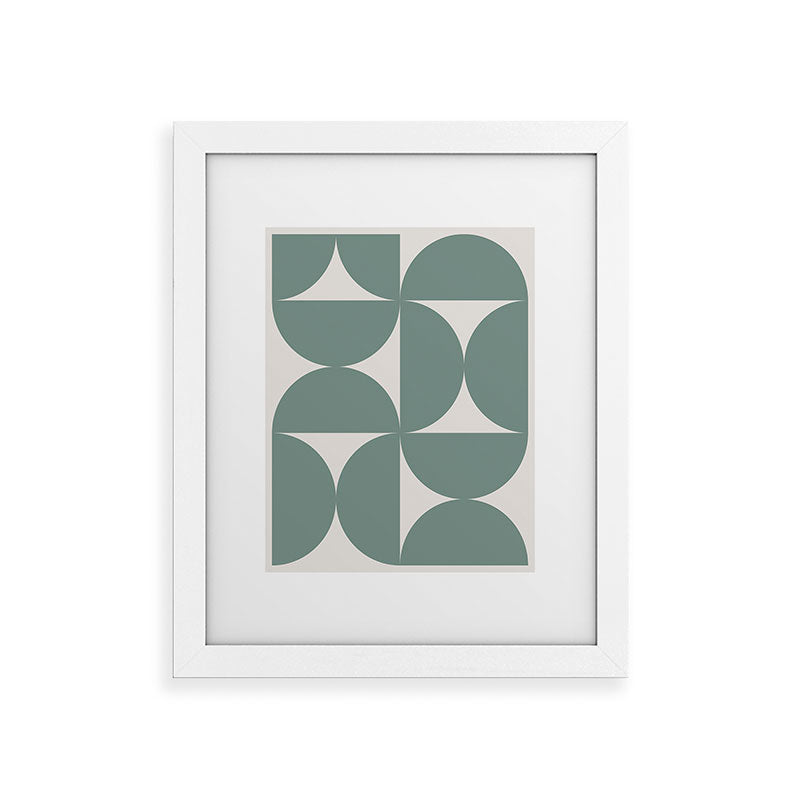 Colour Poems Bold Minimalism CXI Framed Art Print
