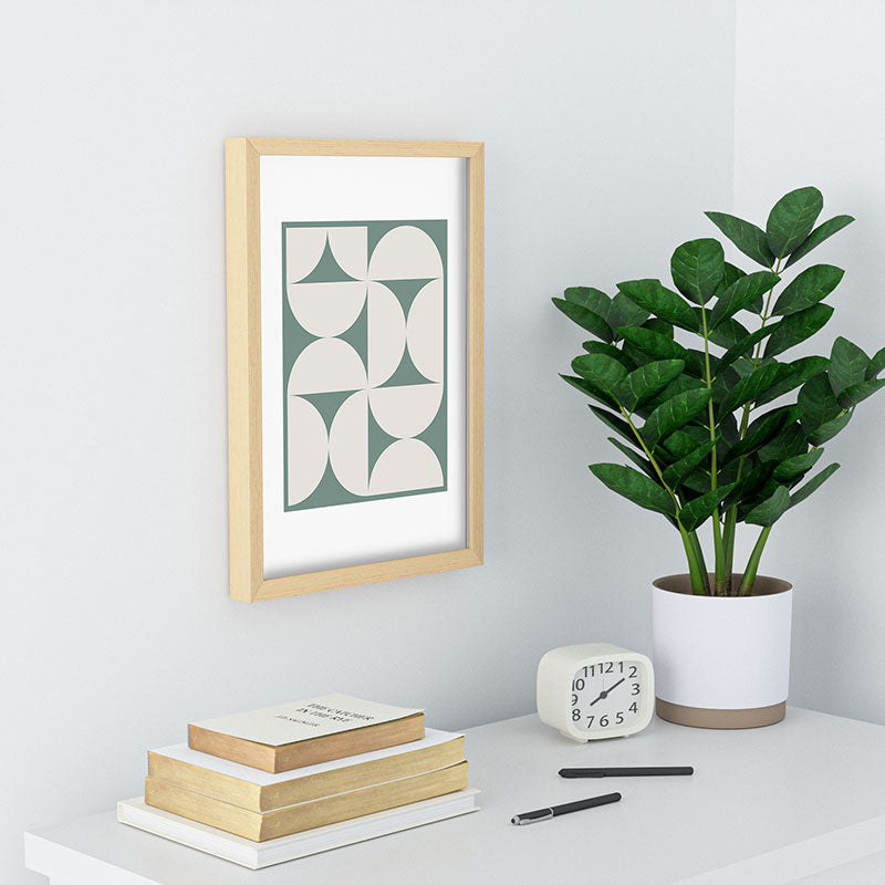Colour Poems Bold Minimalism CXII Recessed Framing Rectangle
