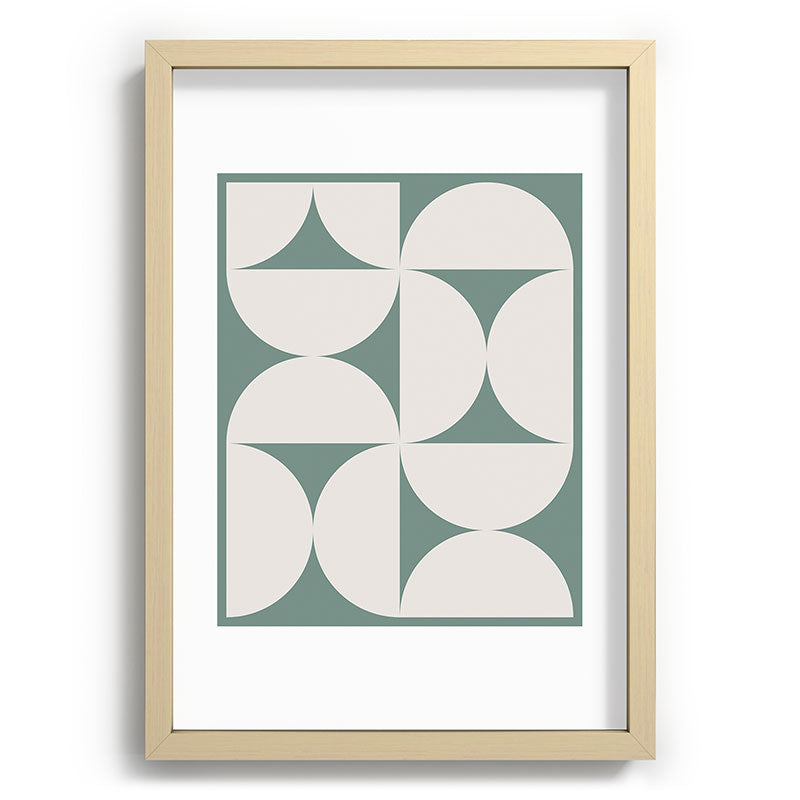 Colour Poems Bold Minimalism CXII Recessed Framing Rectangle