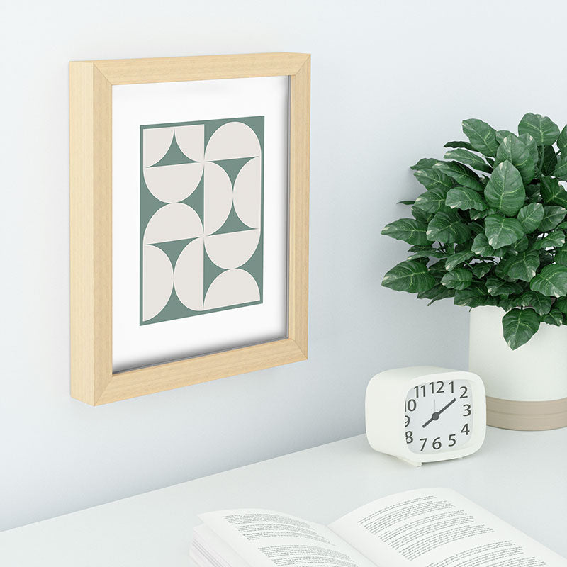 Colour Poems Bold Minimalism CXII Recessed Framing Rectangle