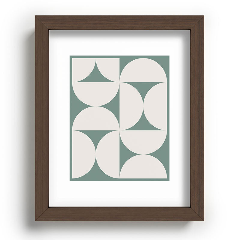 Colour Poems Bold Minimalism CXII Recessed Framing Rectangle