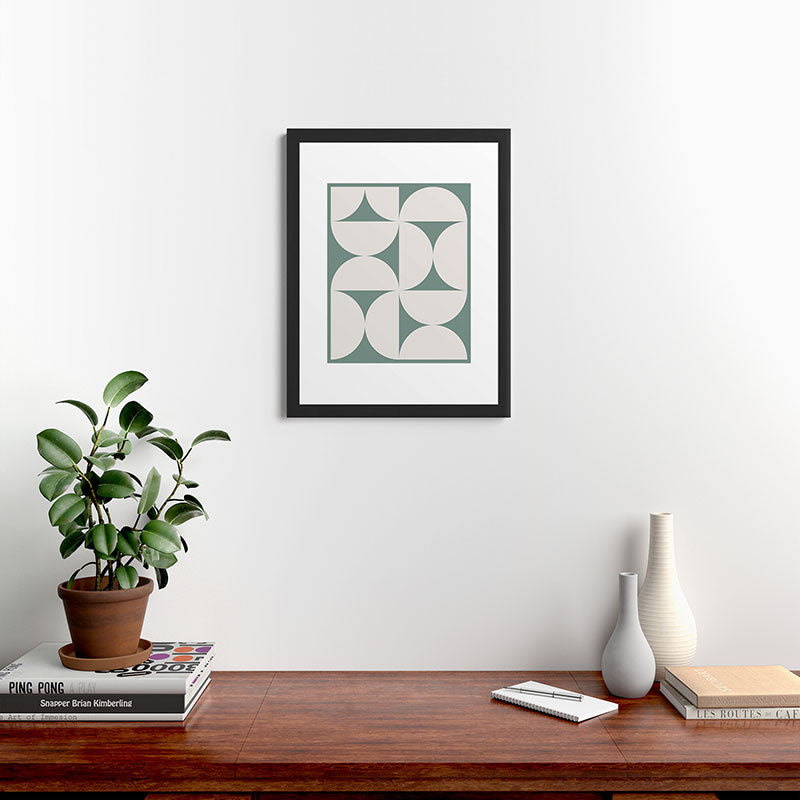 Colour Poems Bold Minimalism CXII Framed Art Print