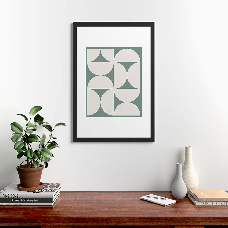 Colour Poems Bold Minimalism CXII Framed Art Print