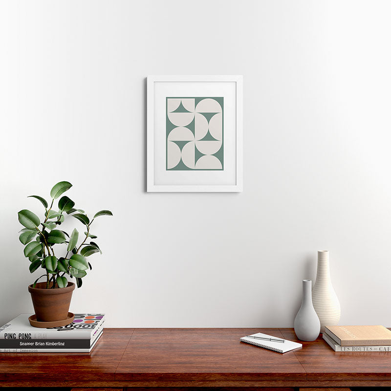 Colour Poems Bold Minimalism CXII Framed Art Print