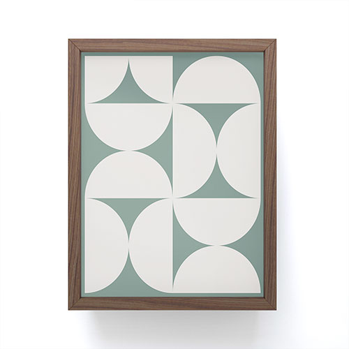 Colour Poems Bold Minimalism CXII Framed Mini Art Print