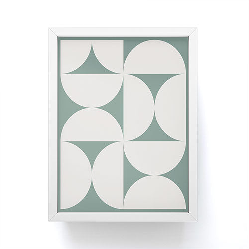Colour Poems Bold Minimalism CXII Framed Mini Art Print