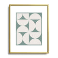 Colour Poems Bold Minimalism CXII Metal Framed Art Print