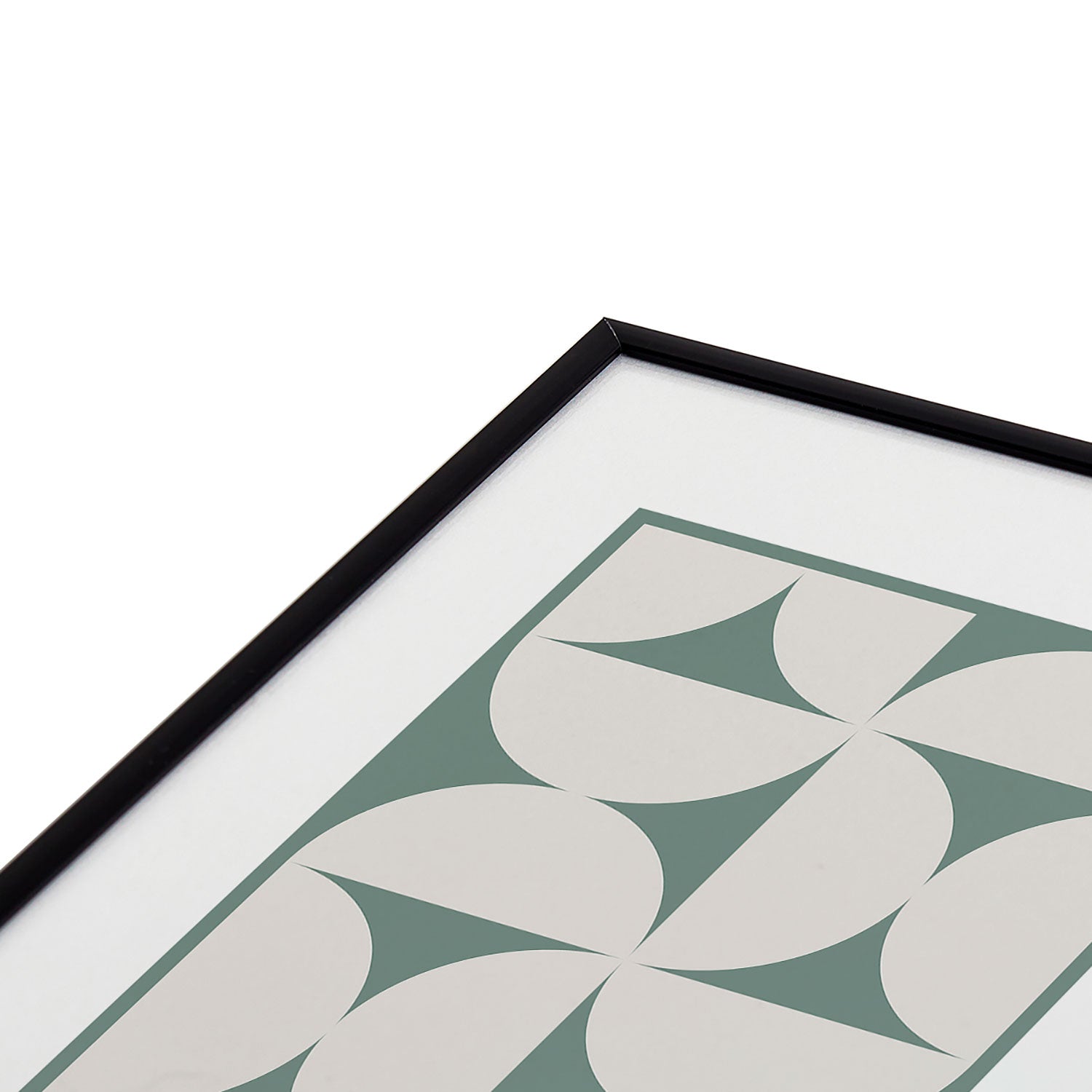 Colour Poems Bold Minimalism CXII Metal Framed Art Print