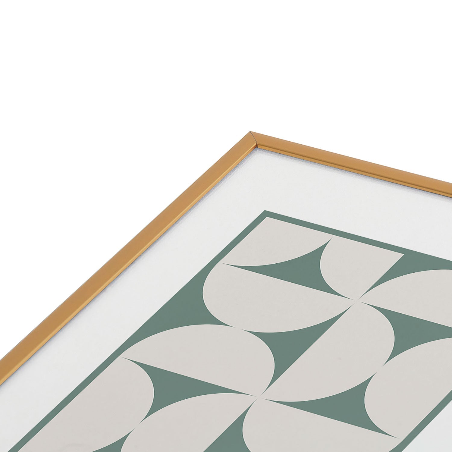 Colour Poems Bold Minimalism CXII Metal Framed Art Print