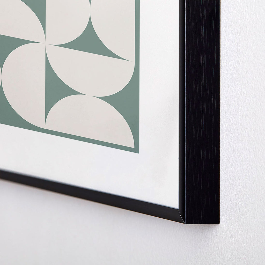 Colour Poems Bold Minimalism CXII Metal Framed Art Print