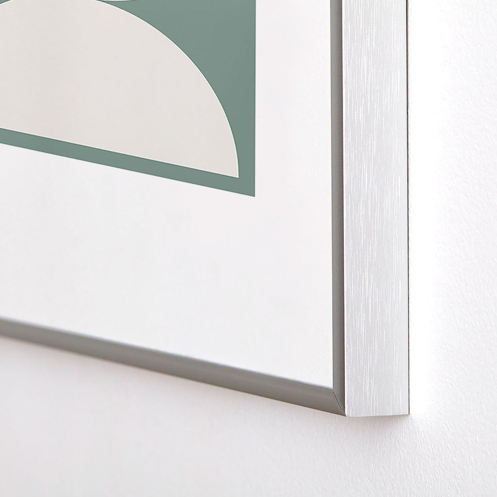 Colour Poems Bold Minimalism CXII Metal Framed Art Print