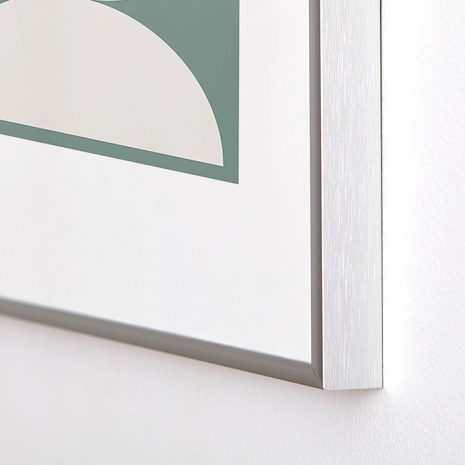 Colour Poems Bold Minimalism CXII Metal Framed Art Print