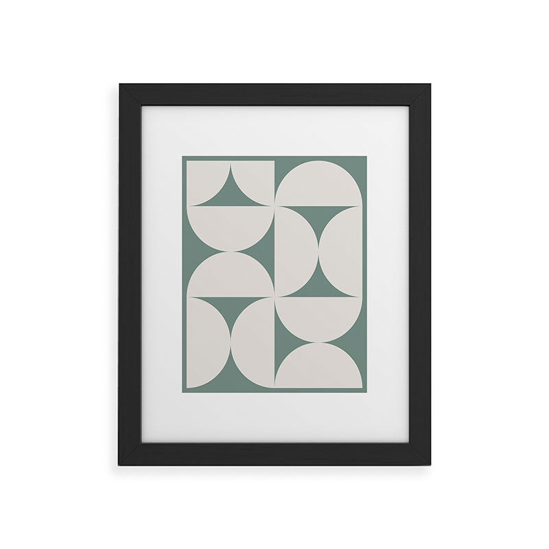 Colour Poems Bold Minimalism CXII Framed Art Print