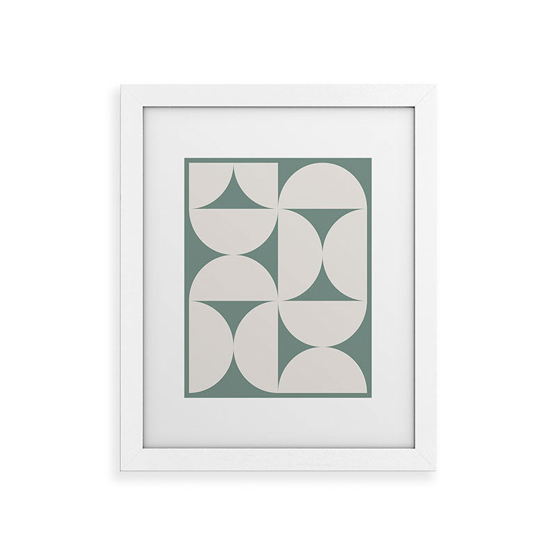 Colour Poems Bold Minimalism CXII Framed Art Print