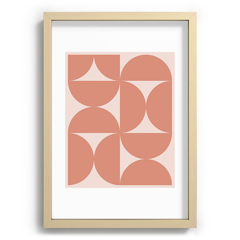 Colour Poems Bold Minimalism CXXI Recessed Framing Rectangle