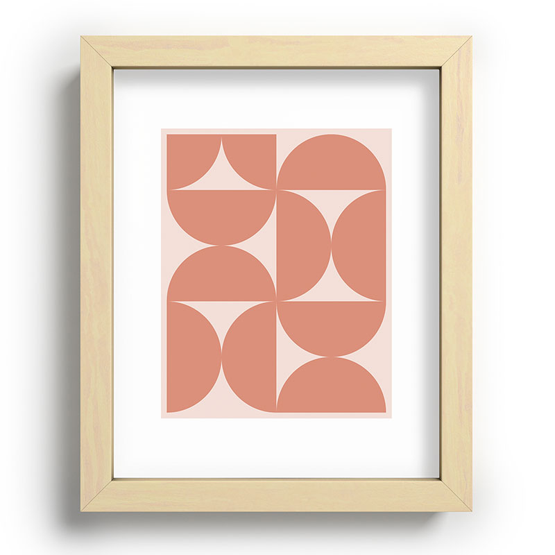 Colour Poems Bold Minimalism CXXI Recessed Framing Rectangle