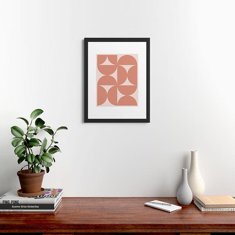 Colour Poems Bold Minimalism CXXI Framed Art Print