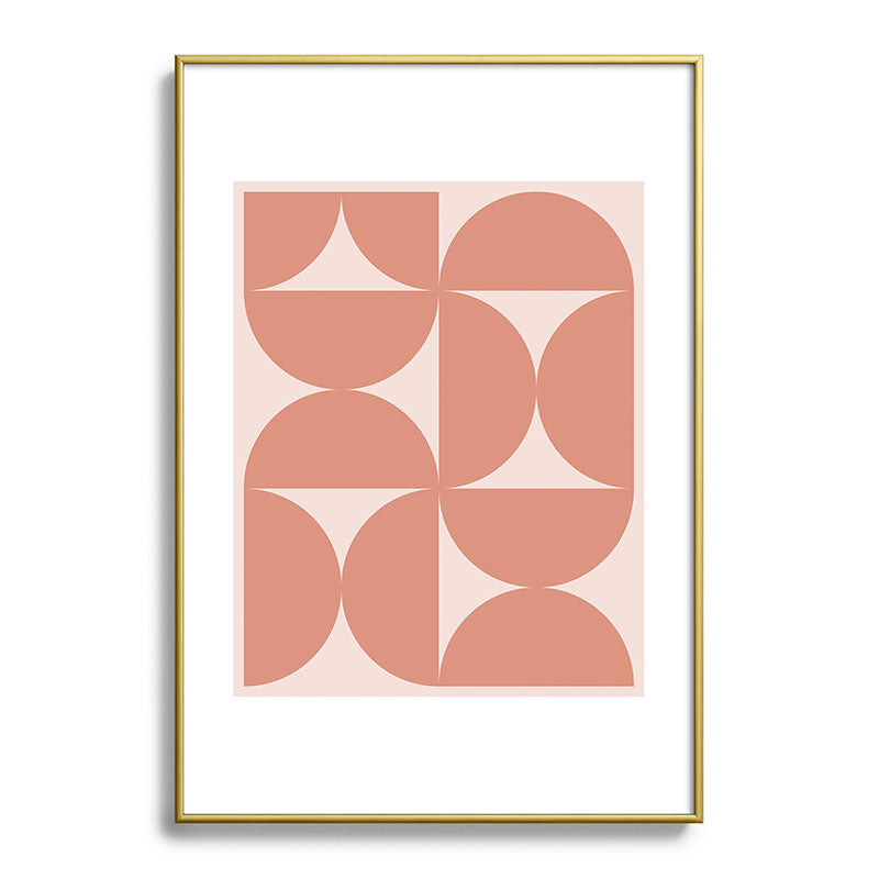 Colour Poems Bold Minimalism CXXI Metal Framed Art Print