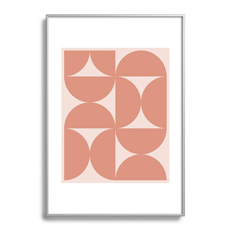 Colour Poems Bold Minimalism CXXI Metal Framed Art Print