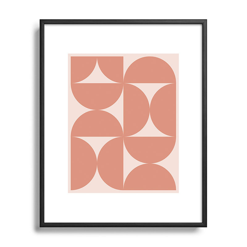 Colour Poems Bold Minimalism CXXI Metal Framed Art Print