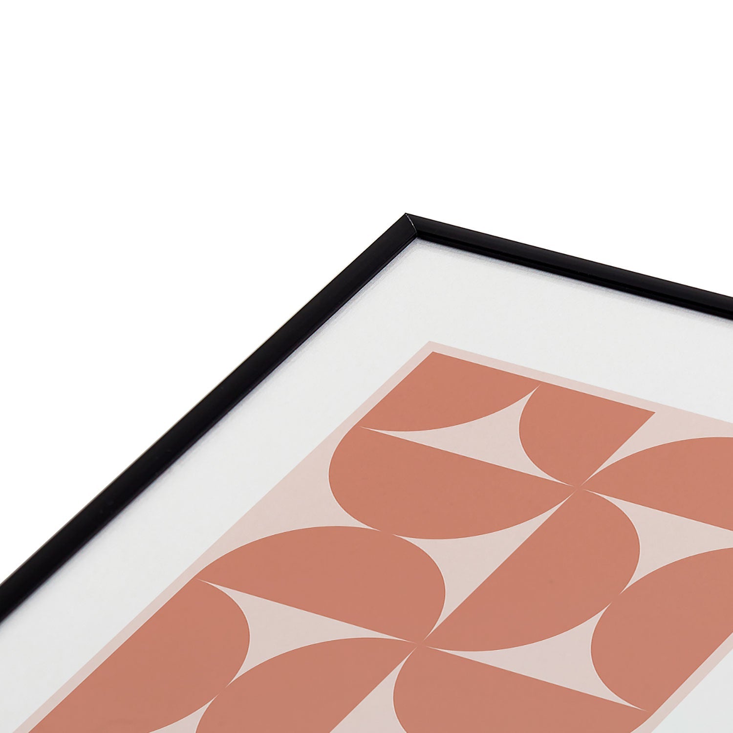 Colour Poems Bold Minimalism CXXI Metal Framed Art Print
